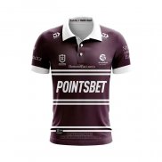 Maillot Polo Manly Warringah Sea Eagles Rugby 2024 Domicile