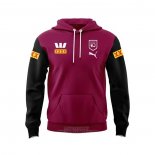 Sweats A Capuche Queensland Maroons Rugby 2024 Rouge Noir