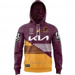 Sweats A Capuche Brisbane Broncos Rugby 2024 Domicile